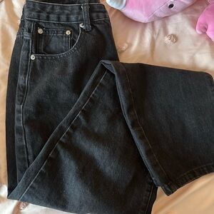 White Fox Boutique High Rise Black Jeans